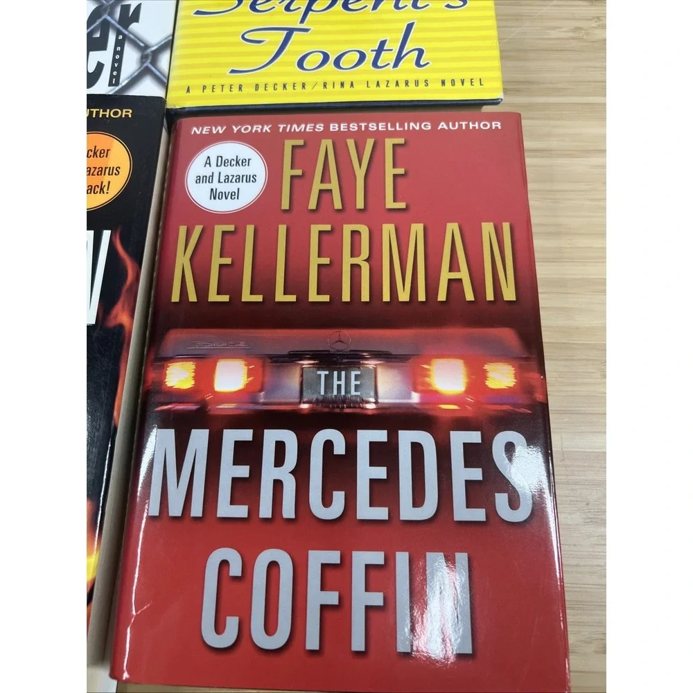 Jonathan & Faye Kellerman Mystery Thriller Hardcover Books w/ DJ Lot‎ (5)